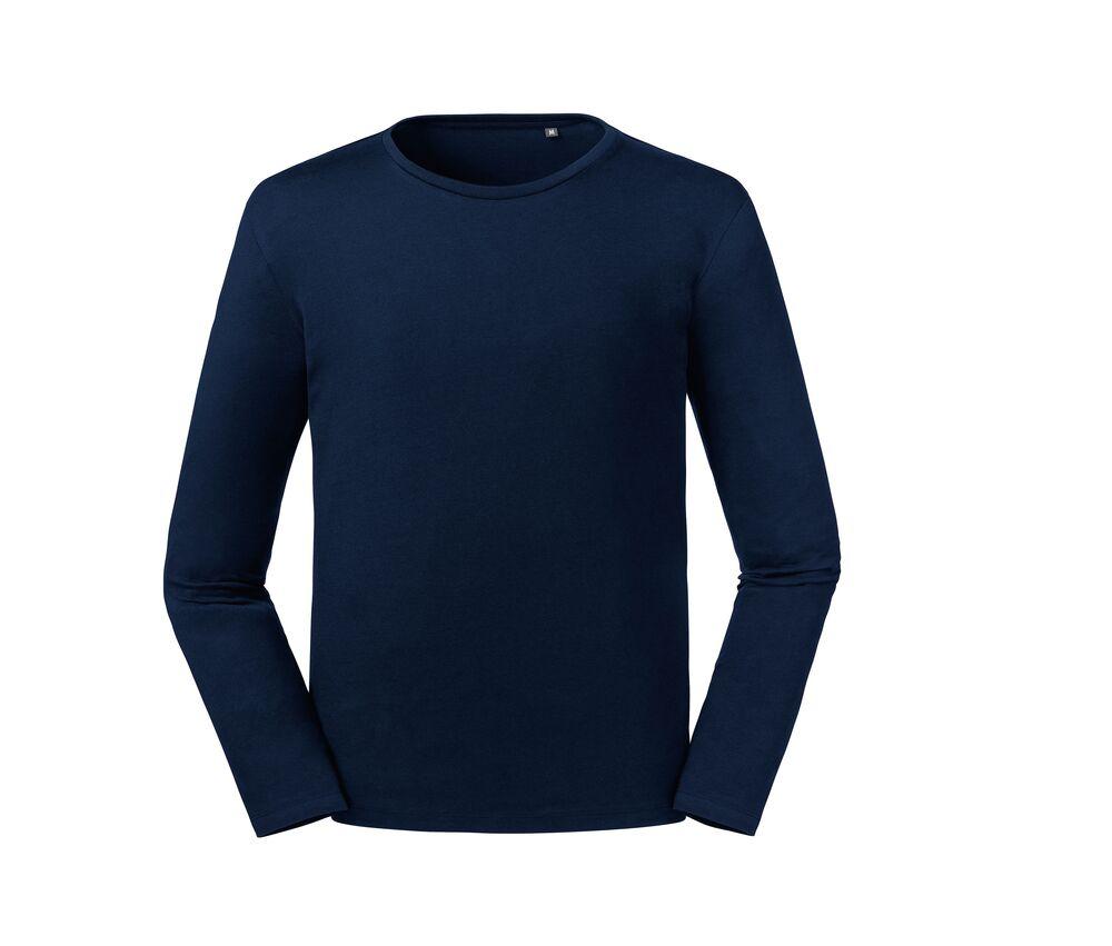 RUSSELL RU100M - Men's Organic Long Sleeve T-Shirt