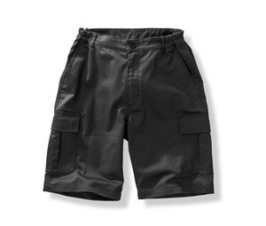 RESULT RS512X - RECYCLED UTILITY SHORTS Nero